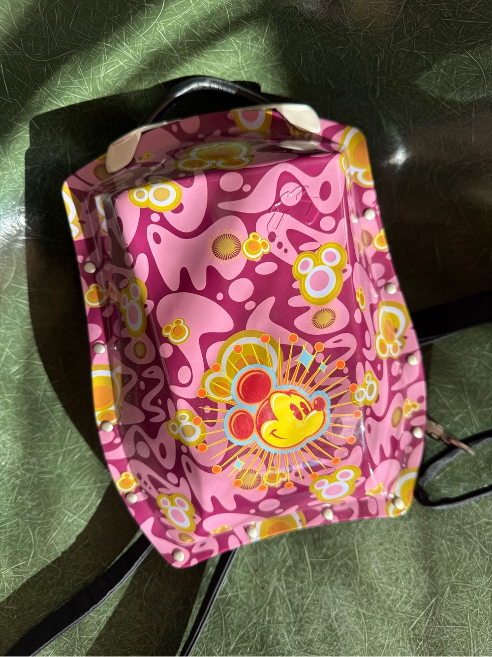 RARE Boblbee x Disney “Mickey Mouse” Pink Swirl Edition Mini Backpack